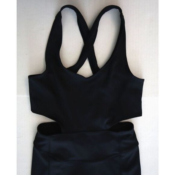 FP Movement OB1449134 Women's Sz S Black Back It Up One Piece Jumpsuit - Picture 7 of 11